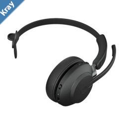 Jabra Evolve2 65 MS Mono Black Bluetooth Headset Link 380 USBA Passive Noisecancelling 2ys Warranty