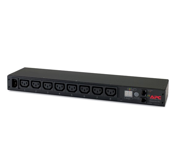 APC Rack PDU Metered 1U 12A208V 10A230V 8 C13 Horizontal Load capacity 2300 VA