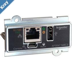 APC Network Management Card  for Easy UPS 3 Series 3Phase remotely monitor and manage the UPS