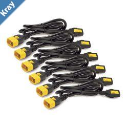 APC Locking Power Cord Kit C13 to C14 1.2M Length 6 Pack