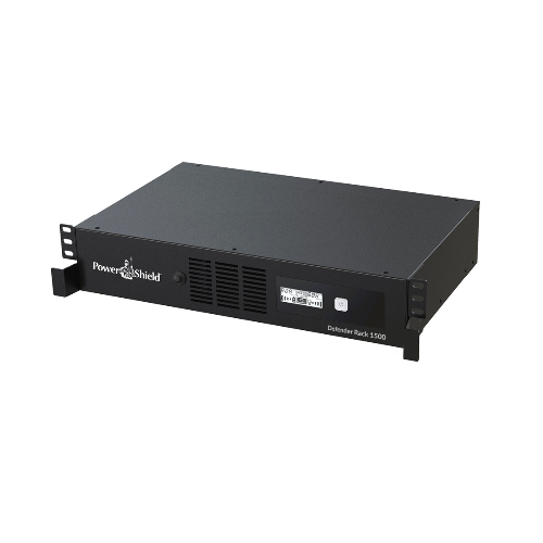 PowerShield Defender RackMount 1500VA 2RU Shallow depth UPS 5 AUS sockets userreplaceable batteries 2year warranty