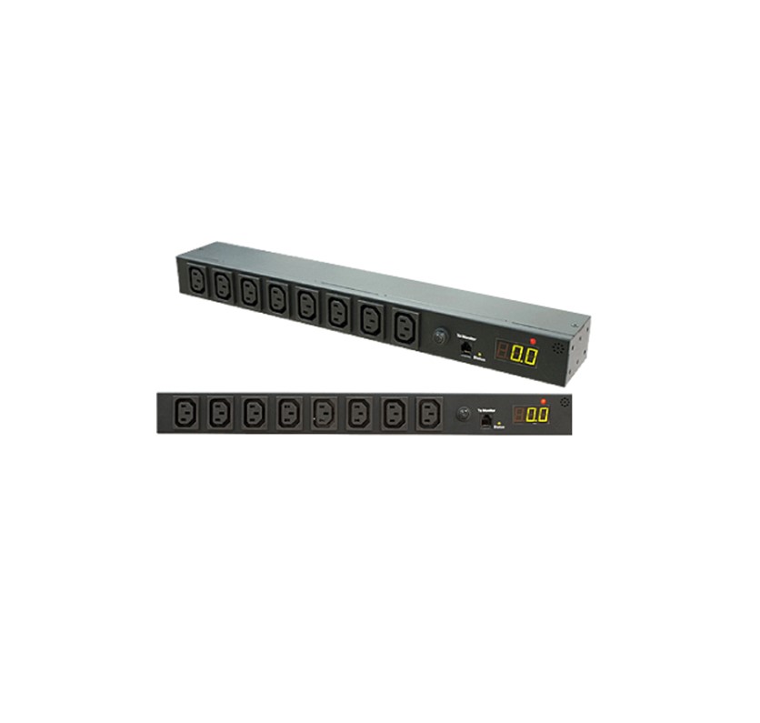 PowerShield Network Metered PDU 1U C20 input 8 x C13 outputs provides efficient power distribution and monitoring for network equipment