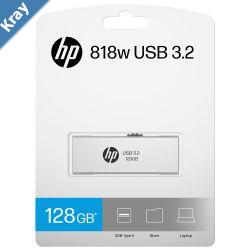 LS HP x818w 128GB USB 3.2 Flash Drive Silver Metal PCBA 3.2