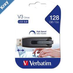 Verbatim StorenGo V3 USB 3.0 Drive 128GB  Grey