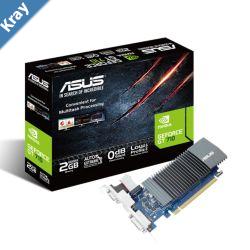 ASUS nVidia GeForce GT710SL2GD5BRKEVO 2GB GDDR5 EVO lowprofile graphics card for silent HTPC Builds