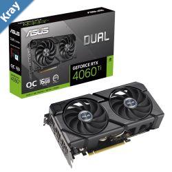 ASUS nVidia GeForce DUALRTX4060TIO16GEVO RTX 4060 Ti EVO OC Edition 16GB GDDR6