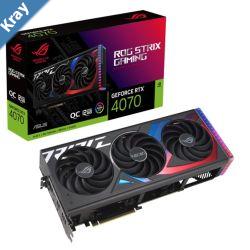 ASUS nVidia GeForce DUALRTX4070O12GEVO RTX 4070 EVO OC Edition 12GB GDDR6X 2520 MHz Boost Clock 3xDP 1xHDMI