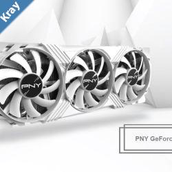 PNY GeForce RTX 4070Ti12GBTRPLFANWHITEPBPNY GPU VERTO Triple Fan White Edition DLSS 3