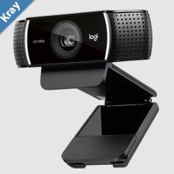 Logitech C922 Pro Stream Full HD Webcam 30fps at 1080p Autofocus Light Correction 2 Stereo Microphones 78 FoV 3mths XSplit License VILTC922